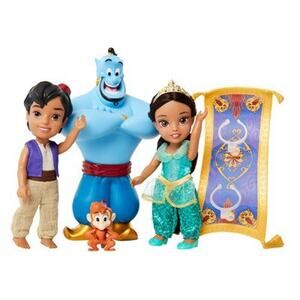 NWT  Disney Princess Jasmine & Aladdin Doll Petite Storytelling Gift Set